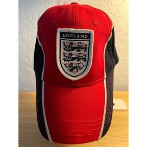 England National Football Team 6 panel tricolor baseball cap Vintage Admiral